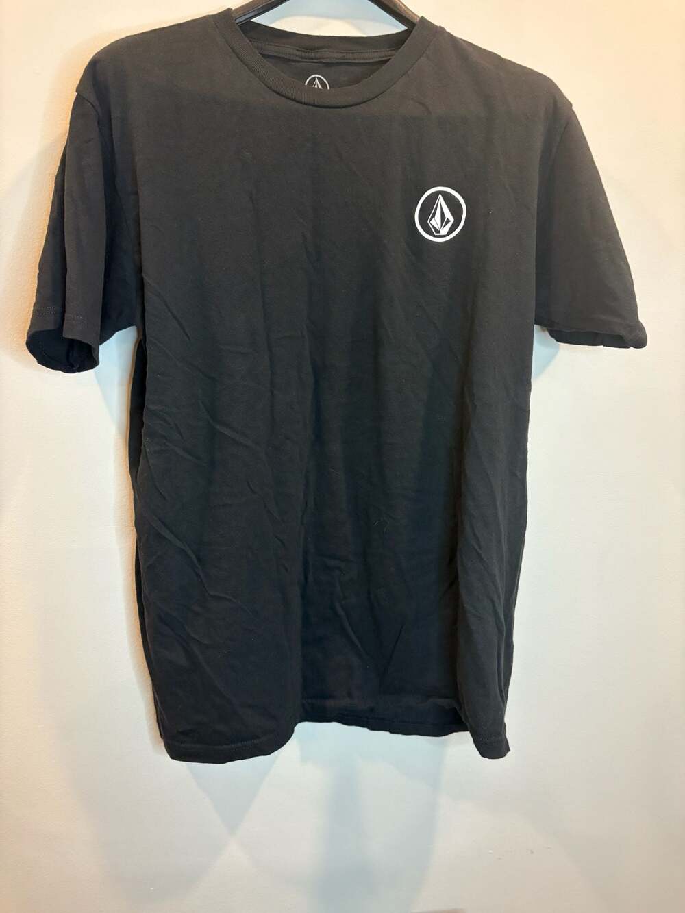 Volcom Logo Graphic T-Shirt Black Size Large